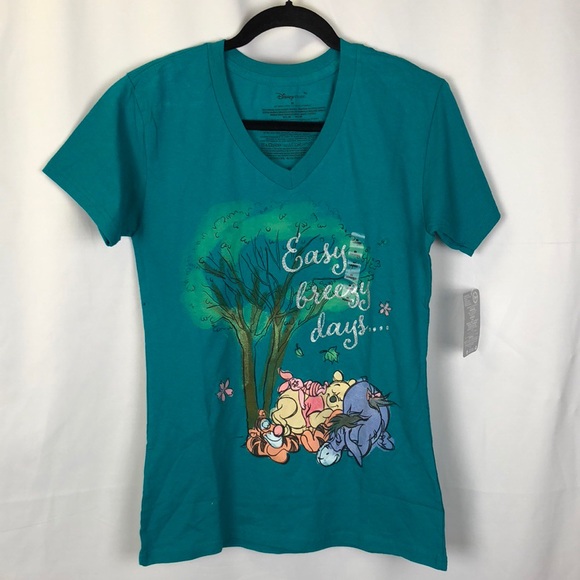 Disney Tops - Disney Teal Short Sleeve Shirt